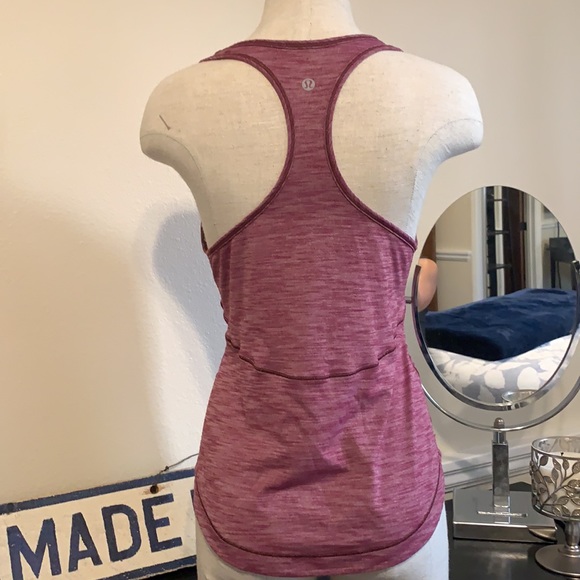 Lululemon burgundy tank, size 6 (no tags) - Picture 4 of 7